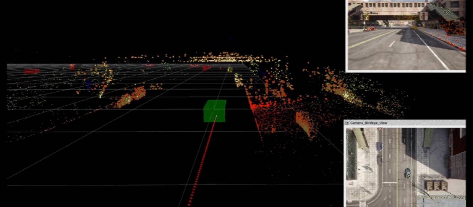 Virtual Radar and AI Training Framework — synthetic data scene